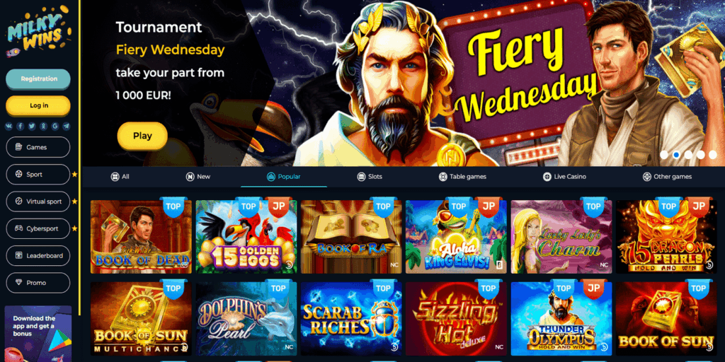 Milky Wins Casino Not On GamStop Review 17 16.1