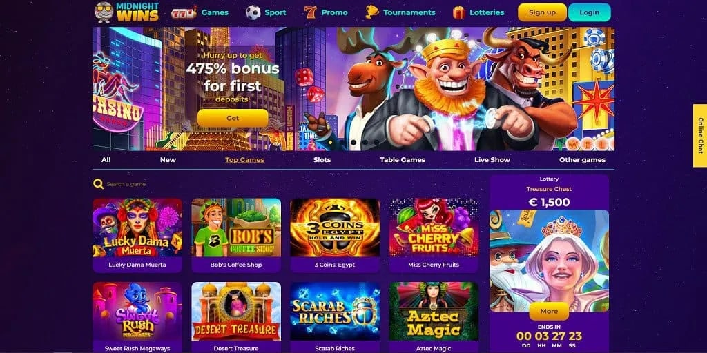 Review On Midnight Wins Casino 17 6.1 1